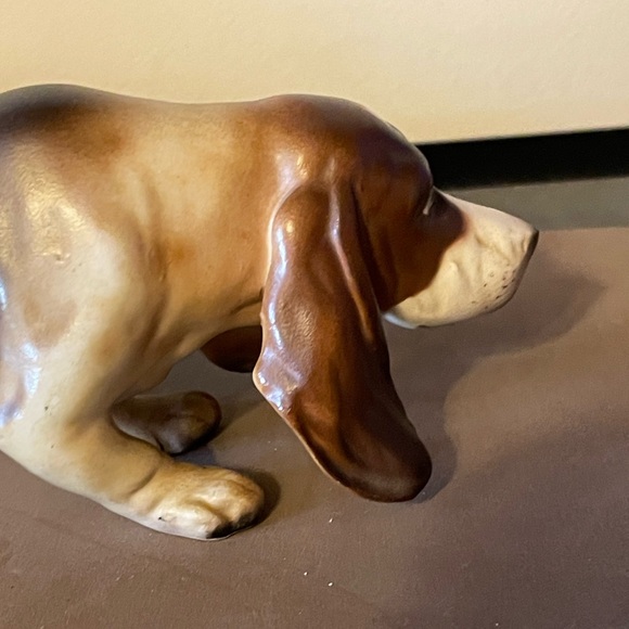 Vintage Bassett Hound Dog ceramic! No Breaks - Picture 3 of 4